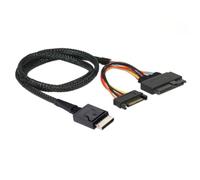 chenyang Cavo PCIe 4.0 SFF-8611 a SFF-8639 con alimentazione SATA per scheda madre SSD U.2 SFF-8639 NVME espansione interna 1,64 FT/0,5 m