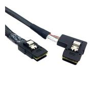 ChenYang - Cavo per incursione dati ultra sottile a sinistra, angolo 90 gradi, mini SAS 36 pin, SFF-8087 a 8087, 80 cm