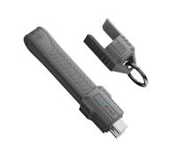 chenyang Cavo piatto corto USB C da 5,12 pollici, supporta video PD 240W/80Gbps/8K @60Hz Video/OTG compatibile con Thunderbolt 3/4 con custodia grigia