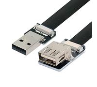 Chenyang, cavo piatto USB 2.0, da maschio a femmina, adattatore per prolunga dati e ricarica, nastro flessibile da 1,0 m