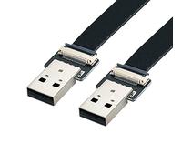 chenyang Cavo piatto USB 2.0 USB 2.0 maschio a maschio per trasferimento dati a nastro di ricarica cavo di prolunga flessibile adattatore 1.0M