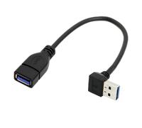 chenyang Cavo di prolunga USB 3.0 USB 3.0 tipo A 90 gradi verso il basso cavo dati di estensione
