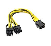 Chenyang - cavo splitter di alimentazione PCI-E PCI Express ATX, 6pin, da maschio a doppia scheda video 8pin e 6pin femmina