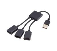 Chenyang - Cavo USB 2.0 a 3 porte per MacBook, notebook, PC, mouse e flash disk