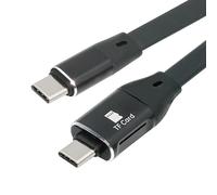 chenyang Cavo USB C 1 in 2 OTG supporta 10 Gbps trasferimento dati PD15 W ricarica rapida compatibile con iPhone 15/16 per cuffie digitali/decoder per schede audio/hard disk/micro SD card