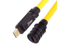 chenyang Cavo USB C a USB C, da USB C a femmina 20 Gbps 8 K a 60 Hz, trasferimento dati PD 140 W, cavo di ricarica rapida con indicatore di carica, luce 3,28 FT/1,0 m