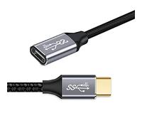chenyang Cavo USB C USB 3.1 Tipo C Maschio a Femmina 10Gbps 100W Cavo di estensione dati intrecciato in nylon 1.0M