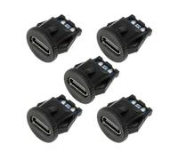 chenyang Confezione da 5 connettori USB C fai da te, USB C 6 Pin PD 65 W ricarica Mount Female Socket Port Riparazione Adattatore Saldatura