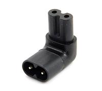 Chenyang Connettore di Alimentazione CA IEC 320 da C8 a C7, Adattatore con Connettori ad Angolo Retto di 90 Gradi