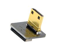 Chenyang, connettore HDMI di tipo C maschio CYFPV, angolo di 90 gradi, per fotografia aerea da multicottero FPV HDTV