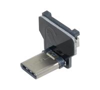 chenyang Connettore piatto USB 2.0 Type C maschio ad angolo di 90 gradi verso l'alto,supporta trasferimento dati a 480Mbps e ricarica a 5V per cavo a nastro,Raspberry Pi,GoPro,drone,fotocamera,gimbal