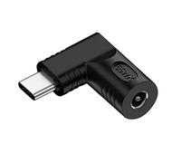chenyang Connettore USB C 65 W, jack DC 4,0 x 1,7 mm, ingresso su USB tipo C, spina di alimentazione angolata a 90 gradi, adattatore di ricarica per telefono portatile