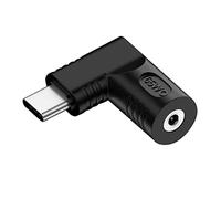 chenyang Connettore USB C da 65 W, jack DC 2,5 x 0,7 mm, ingresso su USB tipo C, spina di alimentazione angolata a 90 gradi, adattatore di ricarica per telefono portatile