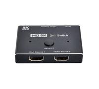 ChenYang Convertitore HDMI Ultra-HD 8K@60Hz Compatibile Switch 2.1 2-IN-1-OUT Supporto Hub UHD HDCP SST Esteso 4K@60Hz