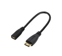 chenyang CY, cavo adattatore con presa Micro HDMI tipo D v1.4femmina a convertitore Mini HDMI tipo C maschio, 10cm