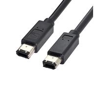 CY Cavo Iink 1394 FireWire 400 da 6 pin a FireWire 400 6 pin da 1,8 m 6 piedi nero
