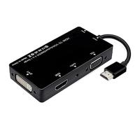 chenyang CY Convertitore splitter multiporta adattatore adattatore Dongle 4in1 da HDMI a VGA/Audio/HDMI/DVI per proiettore di monitor PC PS3 HDTV