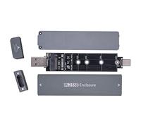 Chenyang CY M.2 su adattatore USB, NVME M-Key M.2 NGFF SATA SSD su USB 3.0 Tipo A & Tipo C Combo PCBA Alloggiamento 2280/2230/2242mm Adattatore Chipset RTL9210B