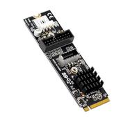 ChenYang CY NVME NGFF M-Key Express Card su pannello frontale USB 3.1 e USB 3.0 20pin socket VL805 adattatore per scheda madre