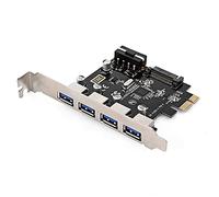 chenyang CY PCI-E a 4 Porte USB 3.0 HUB PCIE Express Adattatore per Scheda di Espansione 5 Gbps per Scheda Madre