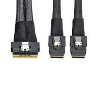 chenyang CY SFF-8654 8i 74Pin PCI-E Ultraport Slimline SAS Slim 4.0 a doppio cavo SFF-8087 Mini SAS PCI-Express