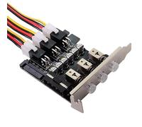 Chenyang CY Sistema di gestione intelligente di controllo a 3 vie per disco rigido SSD HDD con interruttore di rete a basso profilo con staffa