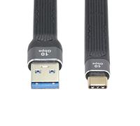 chenyang CY USB 3.0 Tipo A maschio su USB-C USB 3.1 Tipo C maschio Host 10 Gbit/s Cavo dati FPC piatto e sottile per laptop e telefono