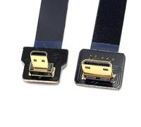 Chenyang CYFPV 90 gradi angolato FPV micro HDMI maschio a mini HDMI FPC cavo piatto 50cm per FPV HDTV Multicopter fotografia aerea