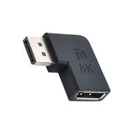 chenyang DisplayPort 1.4 Connettore DisplayPort a DisplayPort 8K 60Hz 4K 144Hz Adattatore ad angolo di 90 gradi
