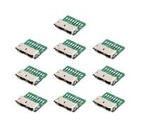 chenyang DIY USB 3.0 Micro-B Socchia Socket Scheda SMT Tipo SMT con PCB per la sostituzione dell'interfaccia OEM del disco USB 10pcs/set