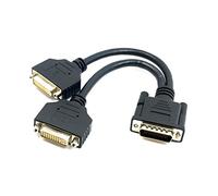chenyang DMS-59Pin da 1 a 2 DVI 24+5 Cavo di estensione splitter per monitoraggio delle schede grafiche