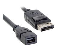 Chenyang DP DisplayPort Maschio a Mini DP DisplayPort Cavo Femminile 4K 60hz per Display HDTV Monitor DP048BKDN