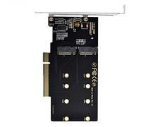 Chenyang Dual 2X NVME M.2 AHCI a PCIE Express 3.0 Gen3 X8 X16 Raid Card VROC Raid0 Hyper Adapter (supporta solo schede madri con canali PCI-E staccabili)