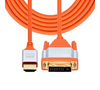 chenyang DVI 4K naar HDMI Ultra Zachte Hoge Flex HDTV Kabel Hyper Super Flexibele Kabel Hoge Snelheid Type-A Mannelijk naar Mannelijk voor Computer HDTV