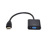 Chenyang HD-023-038-057-LIST HDMI to VGA Entrée HDMI vers VGA sortie femelle projecteurs moniteurs adaptateur PC Portable Noir