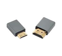 chenyang Micro HDMI femmina a mini HDMI maschio e HDMI maschio 1.4 adattatore compatibile 4K @ 60hz 2pcs/set