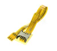 Chenyang micro SIM card per Nano Sim kit da maschio a femmina Soft piatto FPC cavo Extender 10 cm