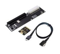 chenyang Oculink SFF-8612 a PCI-E 3.0/4.0 M.2 M-Key a PCIe 3.0/4.0 X16 Adattatore per scheda grafica esterna e SSD eGPU/GPD Win Max2