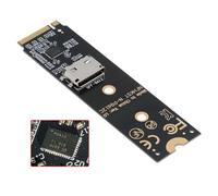 chenyang Oculink SFF-8612 to PCI-E 4.0 NVME M.2 M-Key Host Adapter with ReDriver Chipset Support 2242/2260/2280mm for External Graphics Card & SSD