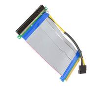 Chenyang PCI-E 16 x A 16 x riser Extender card con Molex IDE Power & cavo a nastro 20 cm
