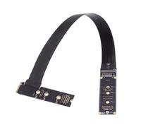 chenyang PCIE 3.0/4.0 M.2 NVME/NGFF SSD ad angolo di 90 gradi Flex prolunga 30 cm per 2230/2242/2260/2280 M.2 NGFF NVME SSD