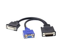 ChenYang, prolunga splitter da DMS-59 maschio a DVI 24+5 femmina e VGA RG femmina a 15 pin, da 15 cm