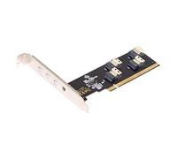 chenyang Quattro 4X Slimline SFF-8654 X4 NVME a PCI-Express X16 3.0 4.0 Raid Card VROC Raid0 Hyper Adapter