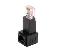 chenyang RJ45 8P8C FTP STP UTP Cat 5e Adattatore per estensione di rete Lan Ethernet, angolo di 90 gradi verso l'alto