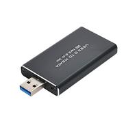 Chenyang Scheda adattatore convertitore SSD esterno Mini PCI-E mSATA a USB 3.0 con custodia SA-092-106-119-U3-294