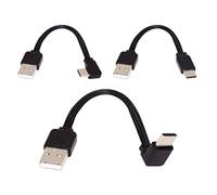 Chenyang Set di 3 cavi USB-C, USB 2.0 tipo A maschio a USB C maschio, 4 fili, 5V 2A, 13 cm