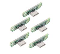 CHENYANG Set di 5 connettori USB 2.0 - Micro USB a 2 poli - Connettore femmina di ricambio - Per riparazione