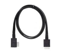 chenyang SFF-8611 Cavo OCuLink PCIe PCI-Express 4.0 SFF-8611 4i Maschio a SFF-8611 Maschio Cavo di estensione dati ad angolo sinistro di 90 gradi 50cm