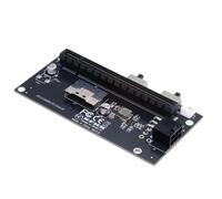 chenyang SlimSAS SFF-8654 - Adattatore per scheda di espansione PCI Express da 8i a PCIe 4.0/5.0 x16, con connettore di alimentazione da 12 V a 6 pin e interruttore di alimentazione per scheda grafica