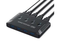 chenyang Switch KVM USB 3.0 per condividere 4 computer, 4 dispositivi USB per tastiera, mouse, scanner, stampante